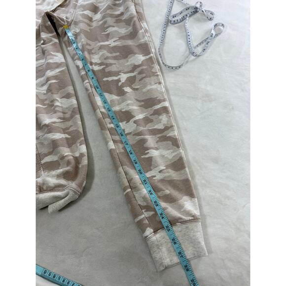 Athleta Balance Jogger Sweatpant Toasted Brown Heather Camo XS Travel Vacation - Picture 9 of 9